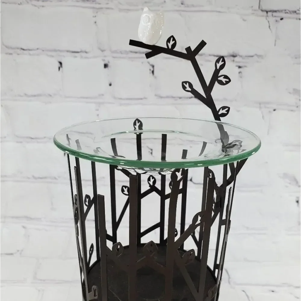 🔥NIB PartyLite Perched Owl Fragrance Warmer